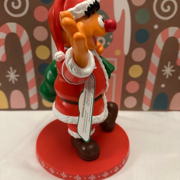 Sesame Street Ernie in Santa Suit 11" Large Christmas Figurine NWT - 2025 - Picture 6 of 6